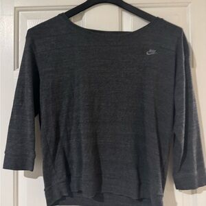 Nike Charcoal 3/4 Sleeve Shirt